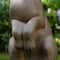 Glitzhome® 28" MGO Oversized Bronze Standing Rabbit Statue